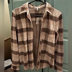 NWT Maurice’s flannel top M